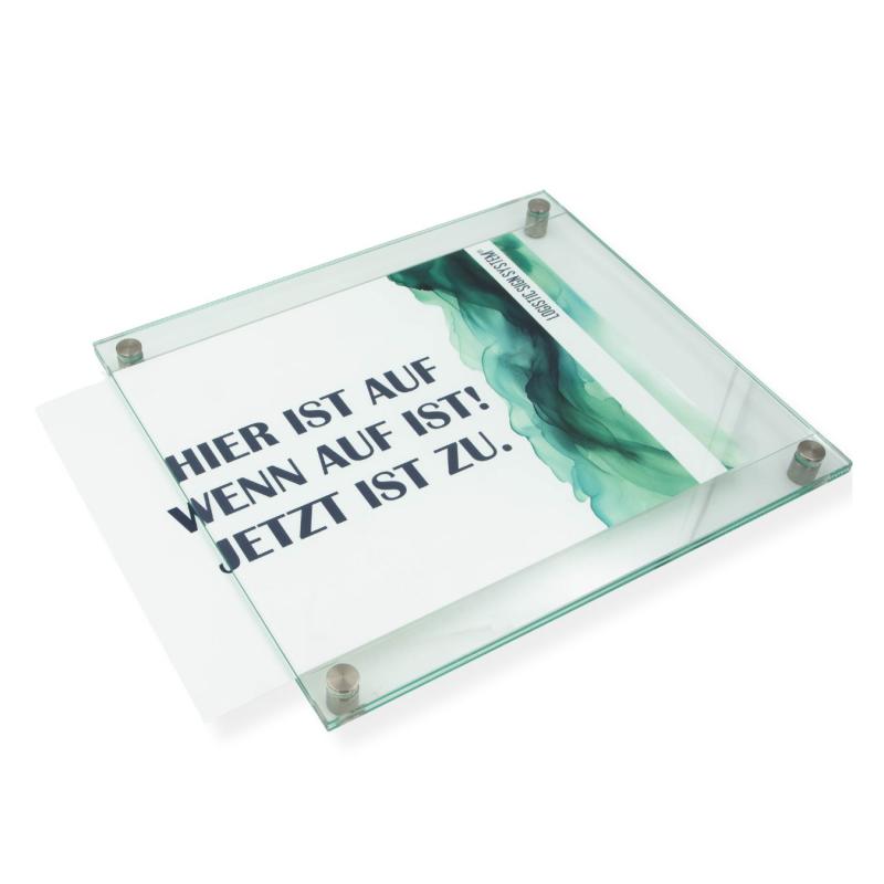 Tuerschild Wechselrahmen für Din A4 que